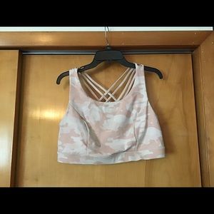 Torrid pink camo sports bra.
